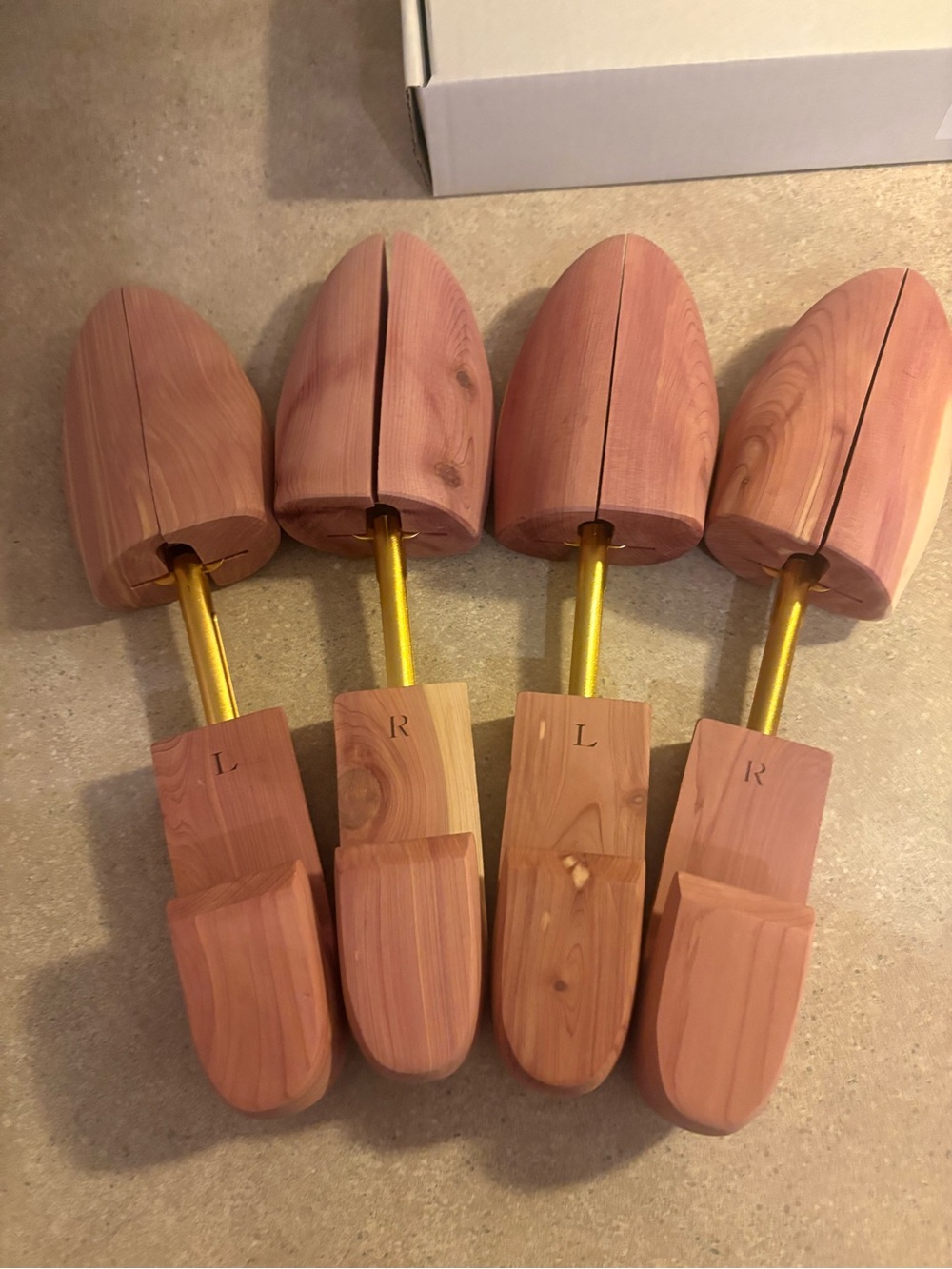 Cedar Shoe Trees men’s XL lot of 2 pairs NIB